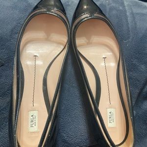 Furla Regina Plexi Skimmer Flat Onyx